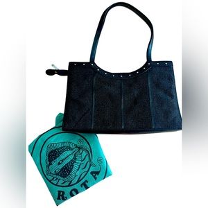 Rota Thailand Stingray handbag- RARE. With original dust bag. EEUC.